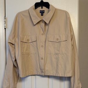 Women's Beige Utility Jacket